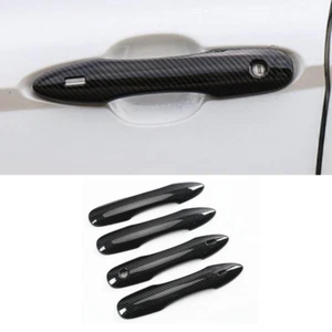 Cubierta de moldeo de manija de puerta exterior de fibra de carbono para Toyota Venza 2021-2023 - Imagen 1 de 7