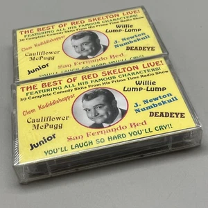 BEST of RED SKELTON LIVE Double Cassette Tape Set Comedy Skit 1992 (sealed) - Picture 1 of 5