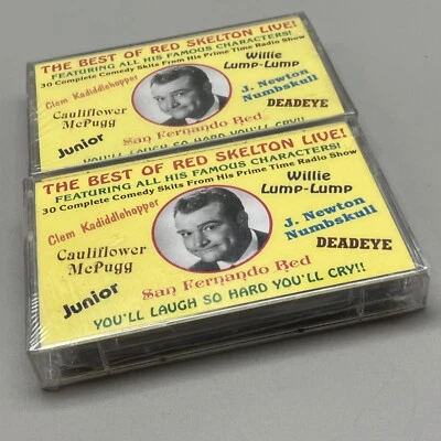BEST of RED SKELTON LIVE Double Cassette Tape Set Comedy Skit 1992 (sealed) - Image 1 of 4