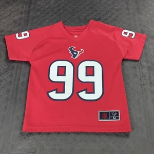JJ Watt Houston Texans Jersey NFL Team Apparel Short Sleeve Boys Kids 5/6 - Picture 1 of 8
