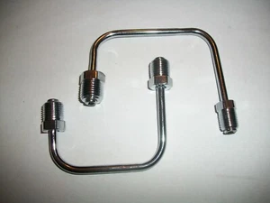 BOTTOM MOUNT STEEL PROPORTIONING VALVE LINES;9/16" & 1/2" FITTINGS TO MASTER CYL - Foto 1 di 4