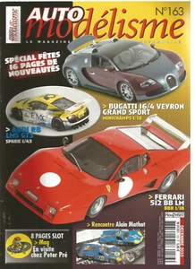 AUTO MODELISME N°163 BUGATTI 16/4 VEYRON GD SPORT / AUDI R8 LMS GT3 / A. MATHAT - Photo 1/2