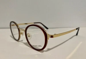 EYEFUNC 5697 COL.18 BRAUN GOLD RUND AUTHENTISCHE BRILLE RX 43-25-140 MM NOS - Bild 1 von 9