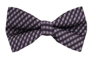 Boy's 100% Silk Designer Pre-Tied Woven Bowtie- NWT - Picture 1 of 1