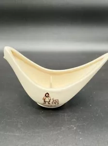 VTG Artist Mayokok Pottery Bird Shaped Ashtray Trinket Dish Native Alaskan - Picture 1 of 20