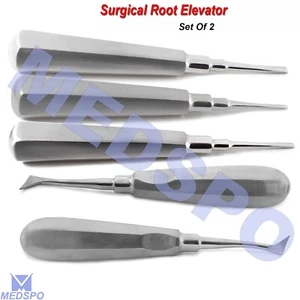 Dental Tooth Extracting Oral Surgery Coupland Elevators Dentistry Instrument Set - Picture 1 of 7