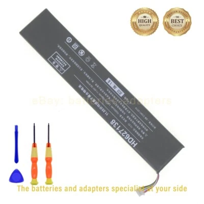 Nuova batteria 627138 HD627138 per laptop ONE MIX OnexPlayer 11.55V 5100mA - Immagine 1 di 4