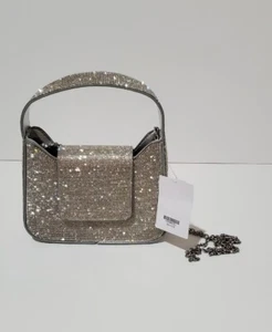 Rhinestone Silver Small Bag - Picture 1 of 8