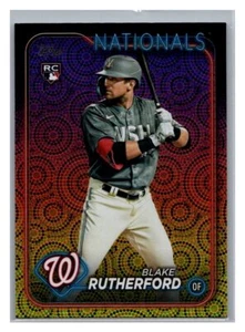 2024 Topps Holiday Blake Rutherford #637 Rookie - Picture 1 of 2