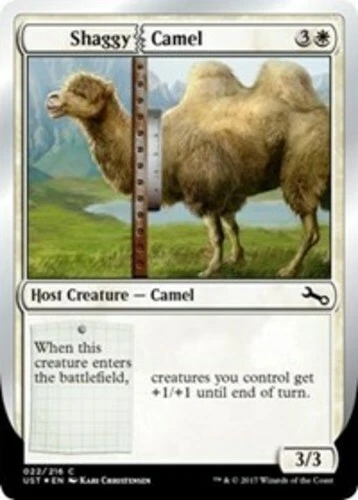 4x Shaggy Camel ~ Near Mint Unstable MTG Magic x4 4 UltimateMTG Playset White Ca - Image 1 of 1