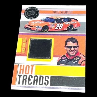 Tony Stewart 2007 PRESS PASS ECLIPSE HOT TREADS Race Used TIRE card HOME DEPOT - Image 1 of 2
