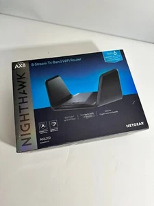 Netgear Nighthawk AX8 Tri-Band 8-Stream AX6200 WiFi 6 Router (RAX78-100NAS) - Picture 1 of 6