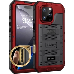 Beeasy for iPhone 16 Pro Case Waterproof Heavy Duty Metal Armour Cover Shockproo - Picture 1 of 14