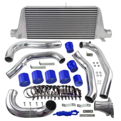 Front Mount Intercooler Kit For Mazda RX7 RX-7 FC FC3S 13B 86-91 Single Turbo BL - Image 1 of 4