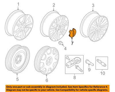 Lincoln FORD OEM 13-16 MKZ Wheel-Center Cap Hub Cover DP5Z1130B - Image 1 of 2