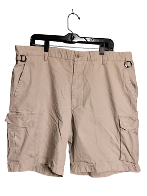 Bermuda cargo Club Room ajustável cintura fivela bronzeada masculina tamanho 40 - Imagem 1 de 2