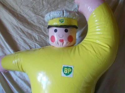 RARE ENSEIGNE BP POMPE ESSENCE STATION SERVICE BP / PUBLICITE ANCIENNE  BP - Photo 1/4