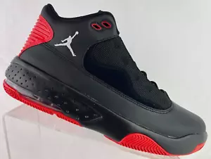 Nike Air Jordan Max Aura 2 Black Red White Sneakers Retro CK6636-060 Men Sz 9.5 - Picture 1 of 6