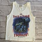 VTG Twilight Zone Tower Of Terror I Survived Disney Tank Top Youth Small~2A