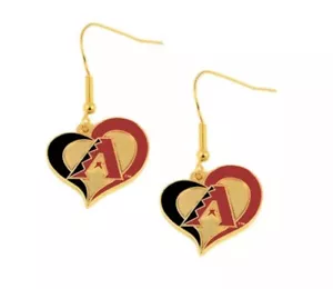 Swirl Herz Ohrring Dangle MLB Arizona Diamondbacks - Bild 1 von 3