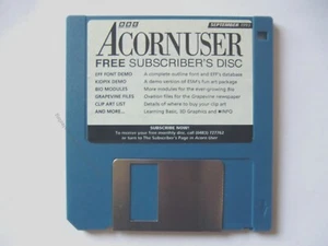 78498 Acorn User Subscriber's Disc September 1993 - BBC Micro (1993) Septem - Picture 1 of 1