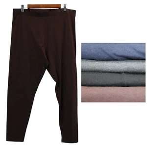 Simply Emma Basic Leggings Plus Size Classic Casual Minimalist Neutrals Comfort - Picture 1 of 9