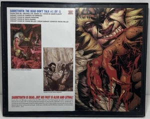 Marvel's Sabretooth Comic Wall Art Framed 11”x 14” - Picture 1 of 4