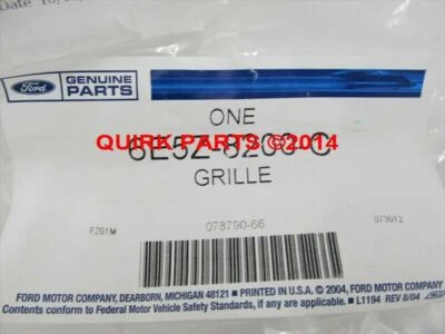 Rejilla cromada Ford Fusion 2006-2009 OEM NUEVA - Radiador 6E5Z-8200-C Foto 1 de 4