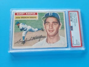 1956 Topps Sandy Koufax #79 Dodgers HOF 2nd Year **Nicely Centered** PSA 2 - Picture 1 of 3
