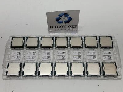 Tray of 14 INTEL Core i3-4130 SR1NP 3.40 GHz 3 MB SmartCache 54 W SKU 13380 - Image 1 of 3