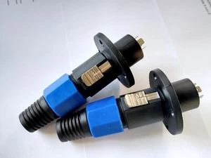 SPEAKON 2 Stecker + 2 Buchsen Set für Lautsprecher (4 Teile) 4polig High Power - Picture 1 of 7