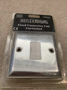 FUSED CONNECTION UNSWITCHED CH652BG/IC-A REFLEX CHROME HOME ELECTRICAL FITTING - Picture 1 of 3