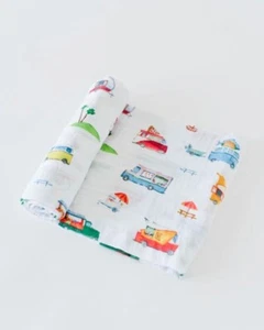 LITTLE UNICORN Cotton Swaddle Food Trucks 140208 - Picture 1 of 4