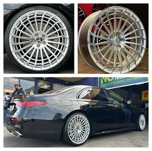 22'' Wheels fit AG Style Mercedes S550 with Tires Bentley S63 Tires S580 Rims - Picture 1 of 7