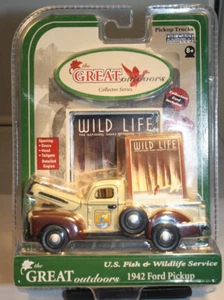 1942 Ford F-1 US Fish & Wildlife Pickup Truck 1/43 Scale Gearbox Mint in Pkg. - Picture 1 of 5