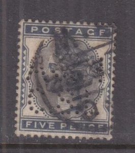 GREAT BRITAIN, 1881 5d. Indigo, used perf. A & N, CSL. - Picture 1 of 1