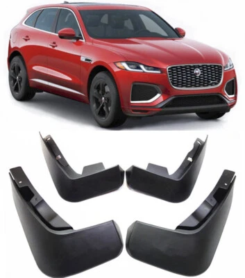 Juego genuino de protectores contra salpicaduras guardabarros para Jaguar F Pace R-Sport R-Dynamic 2015-2025 Foto 1 de 4