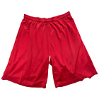 Eastbay Basketball Shorts Mens 3XL Red Pockets Drawstring Mesh Gym  Baggy Pocket