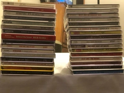 Коллекция винтажных компакт-дисков более 30 компакт-дисков - Изображение 1 из 2