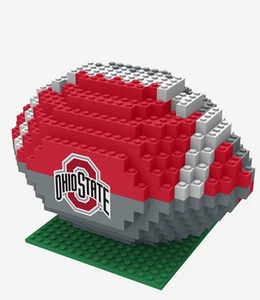 New 3D FOCO BRXLZ Ohio State Buckeyes Football 704 Pieces - Picture 1 of 7