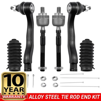 Front Inner Outer Tie Rod Kit for 1992 1993 1994 1995 Honda Civic &Civic Del Sol - Image 1 of 4