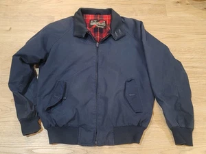 Vintage Sears Men's Blue Bomber Jacket Men's Medium Regular - Picture 1 of 10