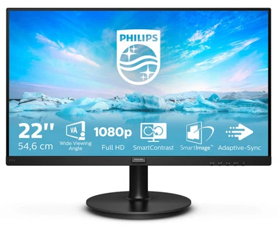 Monitor LED Philips 221V8/00 21.5" 1920 x 1080 px VA (W)(U) - Bild 1 von 4