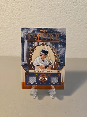 Leaf Bronx Legacy Don Mattingly 2025/50 The Empire reliquia doble GU Foto 1 de 2