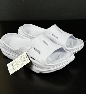 Unisex Neu Hoka One One Lavendel Ora Recovery 3 Pantoletten Gr. W: 9 M: 7 Neu mit Etikett - Bild 1 von 11