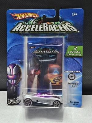 Hot Wheels Acceleracers Silencerz Metaloid New On Excellent US Card - Image 1 of 4