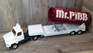 1970's ERTL Joie Chitwood Mr. Pibb Thrill Show Truck And Trailer- 19" Long - Picture 1 of 10