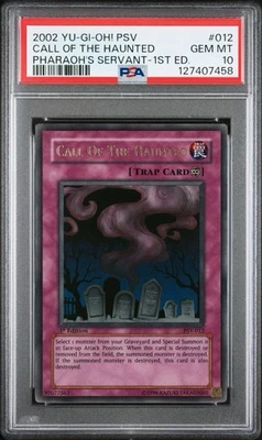 Yu-Gi-Oh! Call of the Haunted PSV-012 1st Edition PSA 10 Gem Mint-Ultra Rare - Image 1 of 2