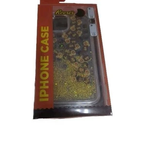 NEW Reese’s iPhone Case Fits 14 & 13 Clear NIP Hershey Chocolate Lovers Glitter - Picture 1 of 5