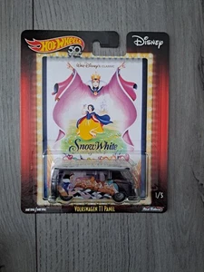 Hot Wheels premium 50th Volkswagen T1 Panel Snow White real riders htf - Picture 1 of 2
